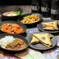 シーシャ店とは思えない本格的な料理も充実