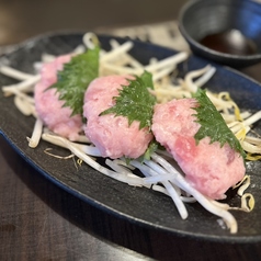 まぐろトロたたき焼き
