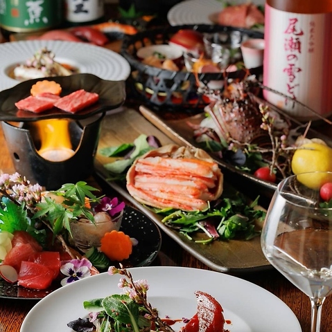 宮城で和食名店3店に入る当店 食とお酒のマリアージュ！予約殺到の為お早めのご予約を