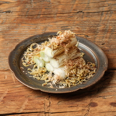 焼きねぎ-鰹節と揚げじゃこ-