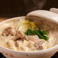 料理メニュー写真&nbsp;丹波地鶏の豆乳鍋
