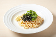 タラコor明太子とヤリイカ、青じその和風/明太子としめじ、青じその出汁醤油味/昔ながらのナポリタン