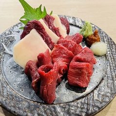 特選 5種の馬刺し盛り