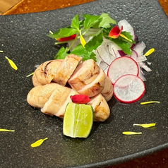 大和肉鶏白子の炭焼き