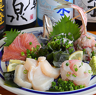 店主厳選の旬な食材を使用した創作料理