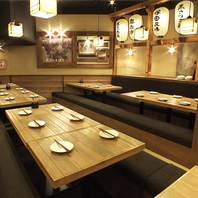 【掘りごたつ席】人気のお席です