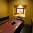 6名様でご利用いただける完全個室席をご用意しております。