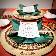 自家製プレートで特別感を♪