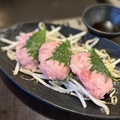 料理メニュー写真&nbsp;まぐろトロたたき焼き