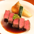 料理メニュー写真 牛ヒレステーキ和風ソース