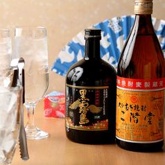 ご希望の方には、焼酎ボトルセットでのご提供もOK！