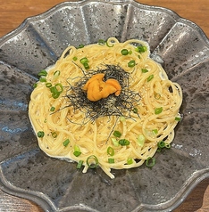酒場のウニクリームパスタ