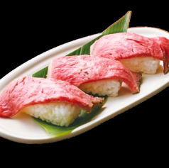 国産牛の炙り寿司