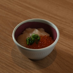 ホタテといくらのミニ丼