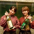 『地酒は地域最大級』福岡の郷土料理、高級素材をリーズナブルに堪能がコンセプトの浪漫座。地酒は、なんと、福岡の全酒蔵より仕入れがあり、福岡の全部の銘酒を堪能できます。吟醸、酒精、純米。産地色々飲み比べて、お楽しみください。