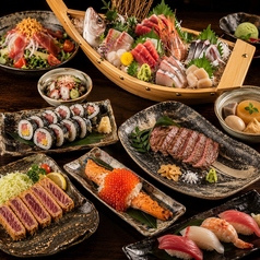 全席扉付き個室 旨いマグロと信玄どり 海鮮居酒屋 うお城 川崎駅前店のコース写真