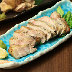 茶美豚の藁焼き