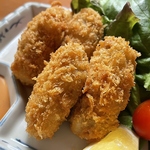 贅沢にも厳選した牡蠣をフライにしました♪