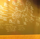 黒板に書かれた全国の日本酒ご紹介や酒蔵サイン