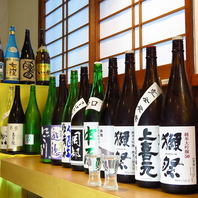 日本酒は、店主が季節ごとの銘酒を全国から選定☆