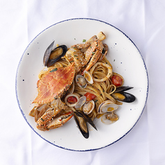 ナポリ風 魚介と完熟チェリートマトのペスカトーレ リングイネ