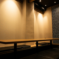 少人数での宴会にも使える掘りごたつの個室☆