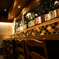 個室だけではなくカウンター席も◎