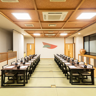 最大80名様まで収納可能な大宴会場を完備しております