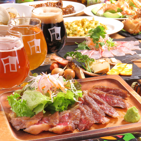【西船橋駅徒歩1分！】店舗併設醸造所クラフトビールとお肉が楽しめるお店！