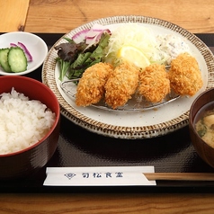 広島県産大粒！カキフライ定食