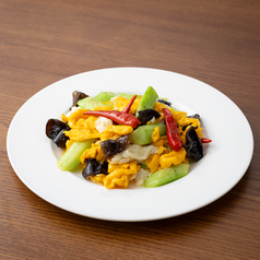 彩り野菜の卵炒め
