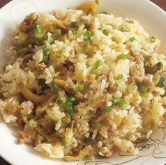 ザーサイと豚挽き肉チャーハン