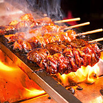 豚串、鶏串、牛串、野菜の各種串焼きが出揃い！お肉はモチロン国産品で鮮度バツグン♪
