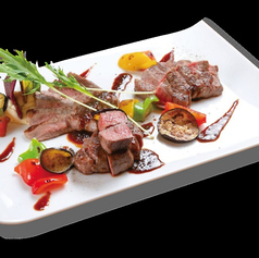 ステーキ三種盛り