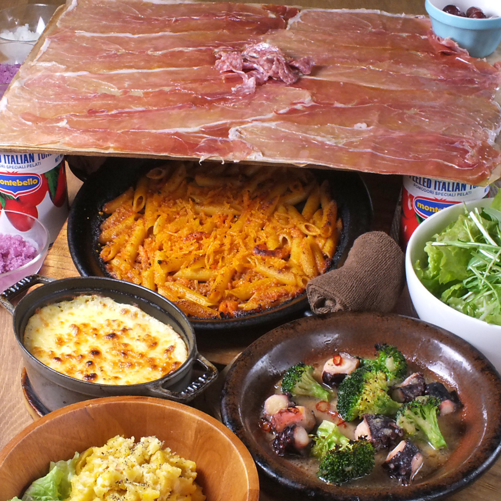 おなかいっぱい！ワインdeパーティー[飲み放題付]コース4,500円～★