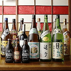 日本酒や焼酎も取り揃えております！