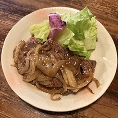 牛ハラミの生姜焼き