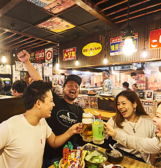 毎日5:00まで営業で終電後も楽しめる！！