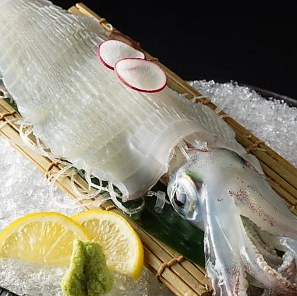 【呼子直送の活イカ】　その日釣り上げられたものを毎日直送！