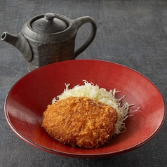 出汁で食べる男爵コロッケ