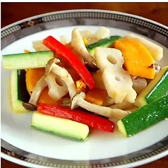 季節野菜の炒め