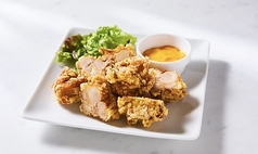 無限から揚げ(チェダーチーズソース)