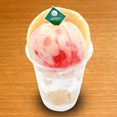 桃まるごとカップパンケーキ