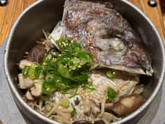 鯛のお頭釜飯