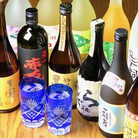 こだわりの地酒、本格焼酎が勢ぞろい!!