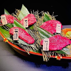 赤身熟成肉5種舟盛り