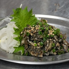 鶏皮黒ポン酢