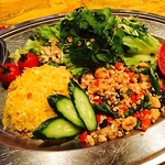 当店オリジナルのピリ辛挽肉が美味しい！タイ料理の定番ガパオライス！本場の味をぜひご賞味ください