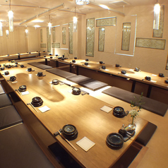 最大収容人数は80名様迄となっております。貸切に関しましては店舗へ直接お問い合わせください♪