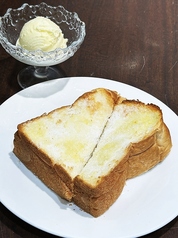 厚み増し！ はじめ シュガートースト (アイス付き)